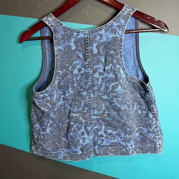 Wilfred Gray Black Sleeveless Crop Tank Top - Picture 4 of 8